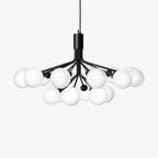 Ivorette Glass Chandelier-Moonnatur