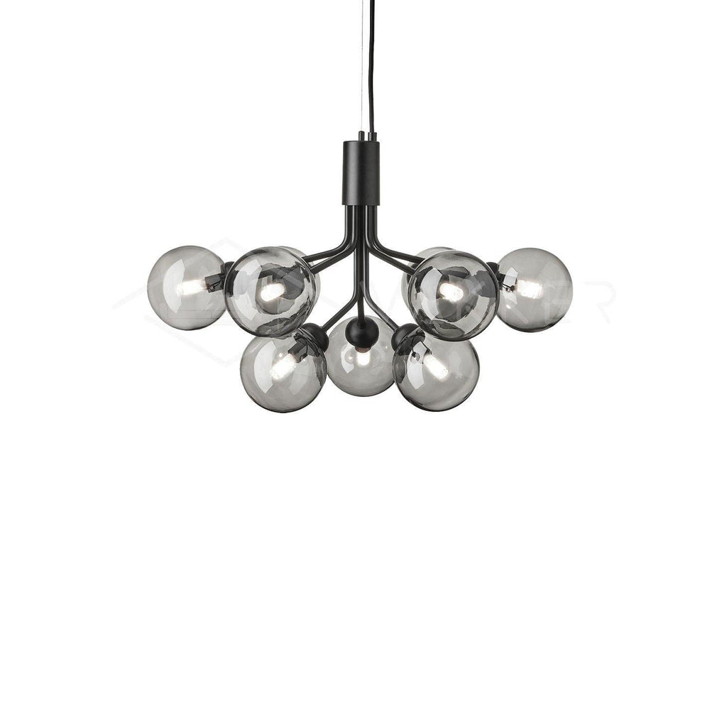Ivorette Glass Chandelier-Moonnatur
