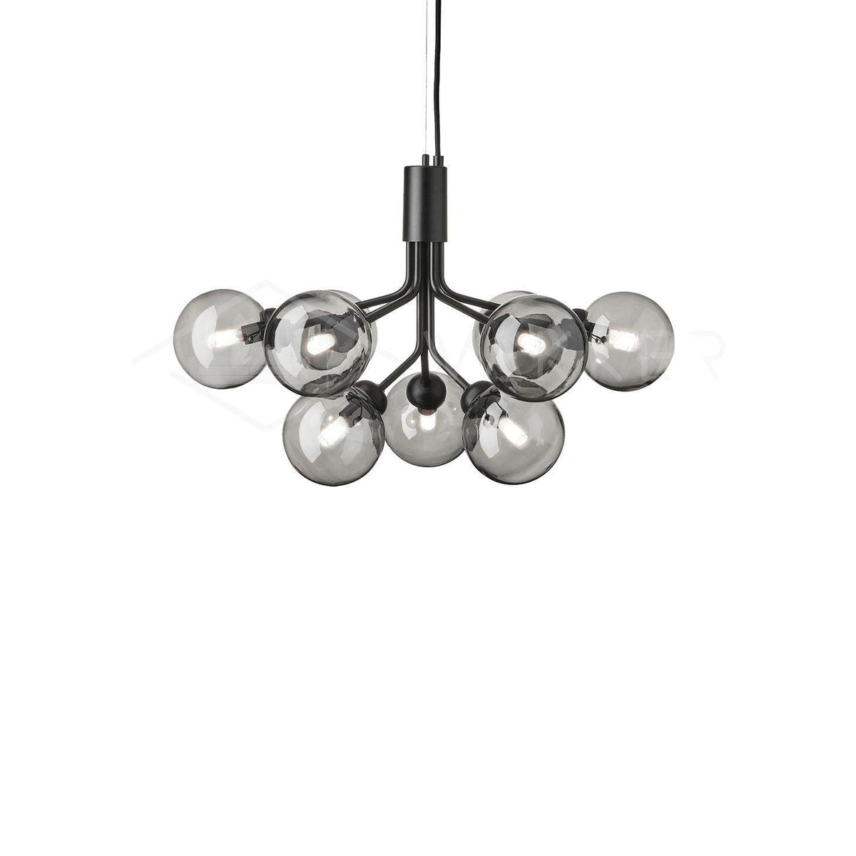 Ivorette Glass Chandelier-Moonnatur