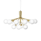 Ivorette Glass Chandelier-Moonnatur