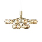Ivorette Glass Chandelier-Moonnatur