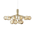Ivorette Glass Chandelier-Moonnatur