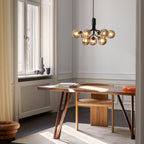 Ivorette Glass Chandelier-Moonnatur