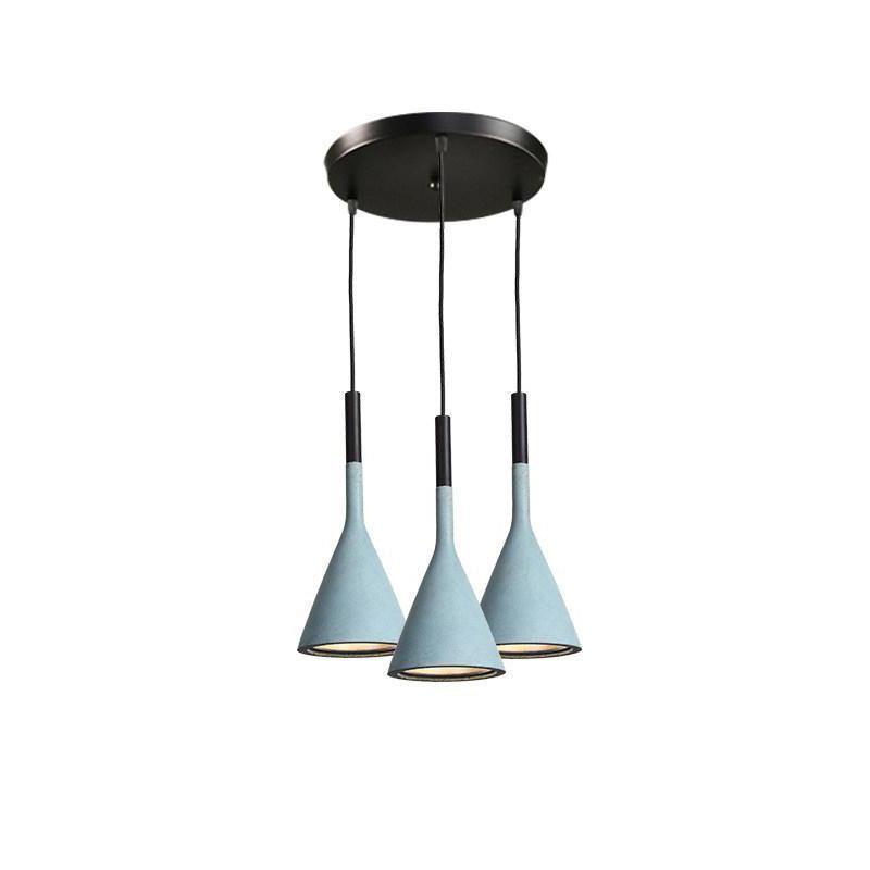 Corvessa Concrete Pendant Light-Moonnatur