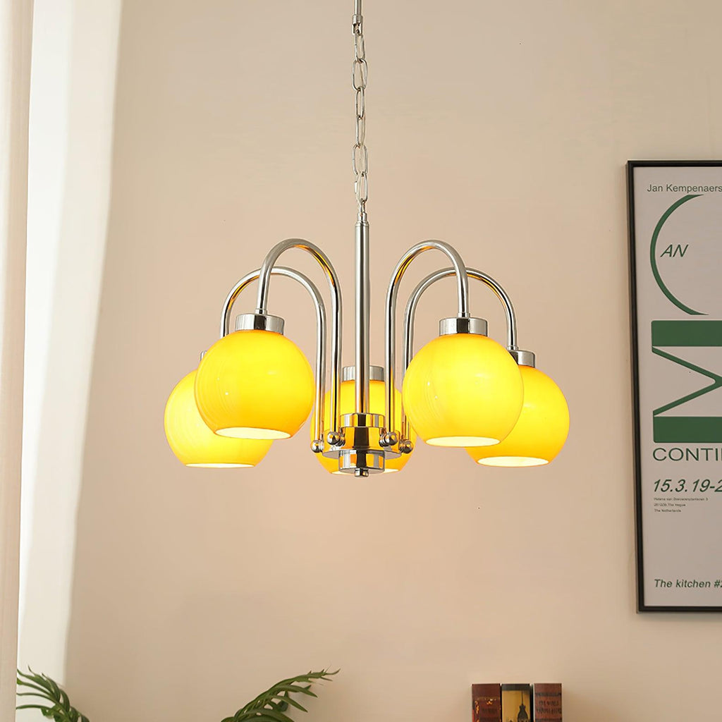 Korris Glass Chandelier-Moonnatur