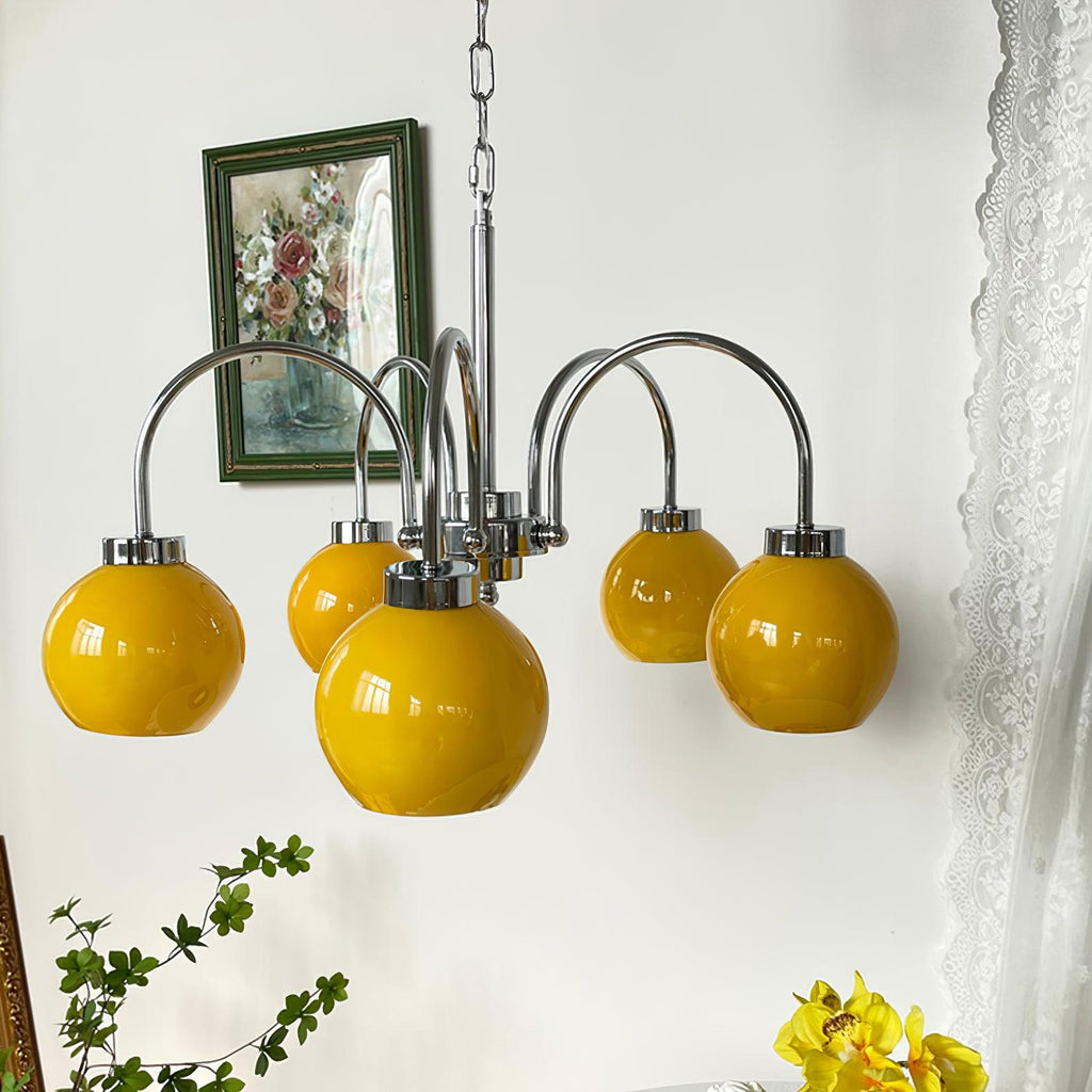 Korris Glass Chandelier-Moonnatur