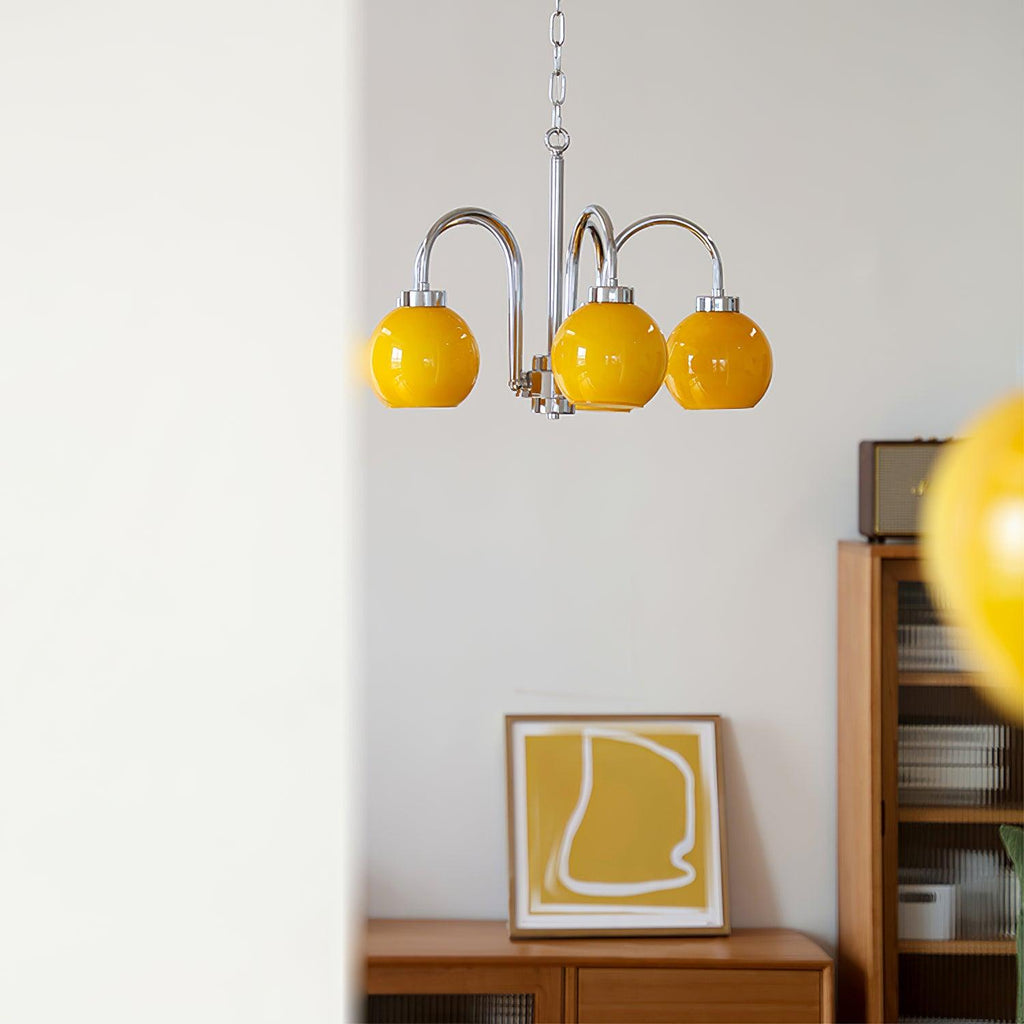Korris Glass Chandelier-Moonnatur