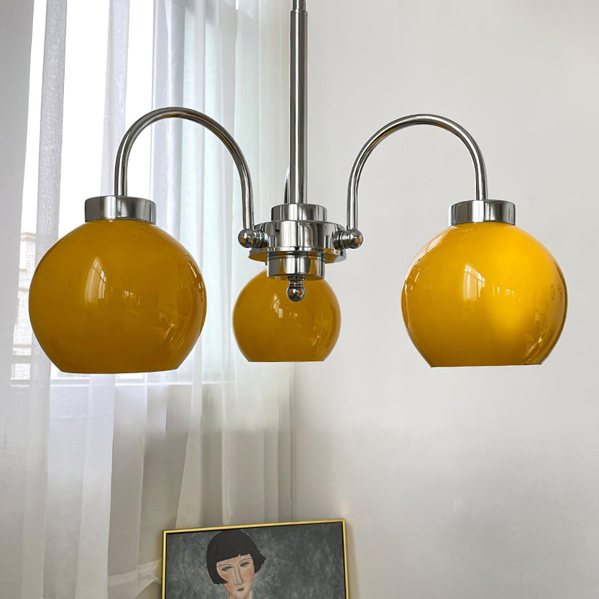 Korris Glass Chandelier-Moonnatur