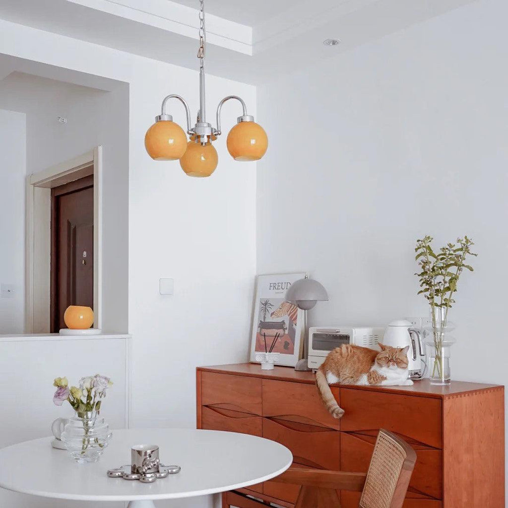 Korris Glass Chandelier-Moonnatur