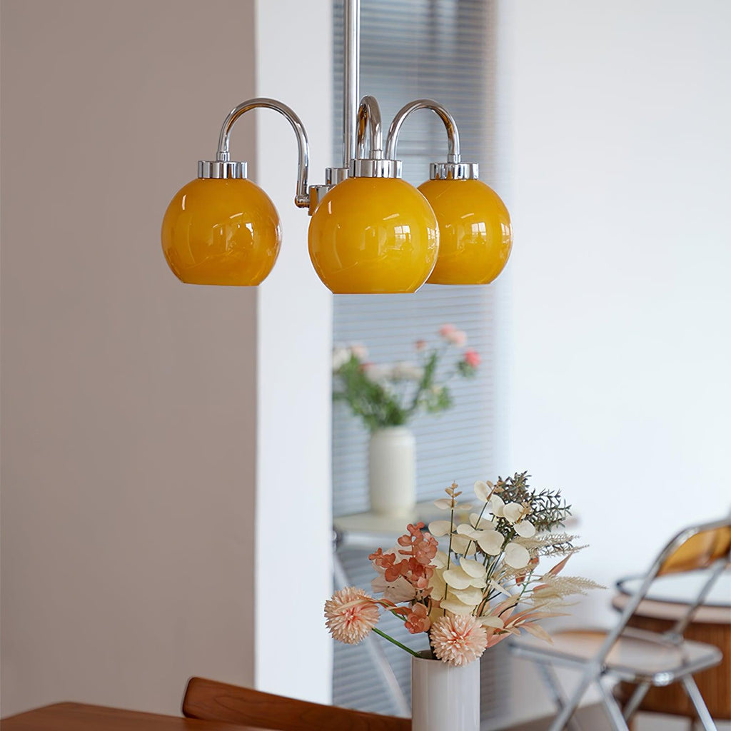 Korris Glass Chandelier-Moonnatur