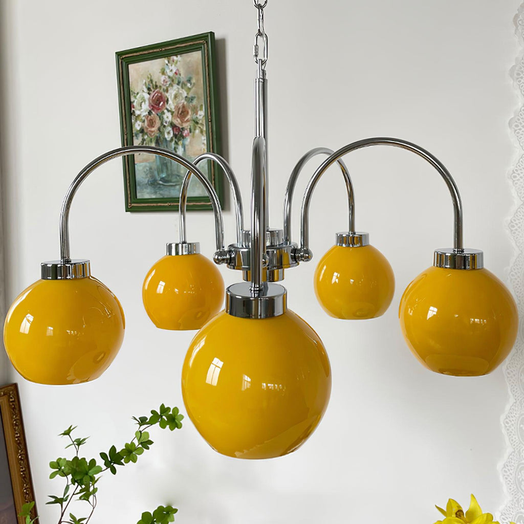 Korris Glass Chandelier-Moonnatur
