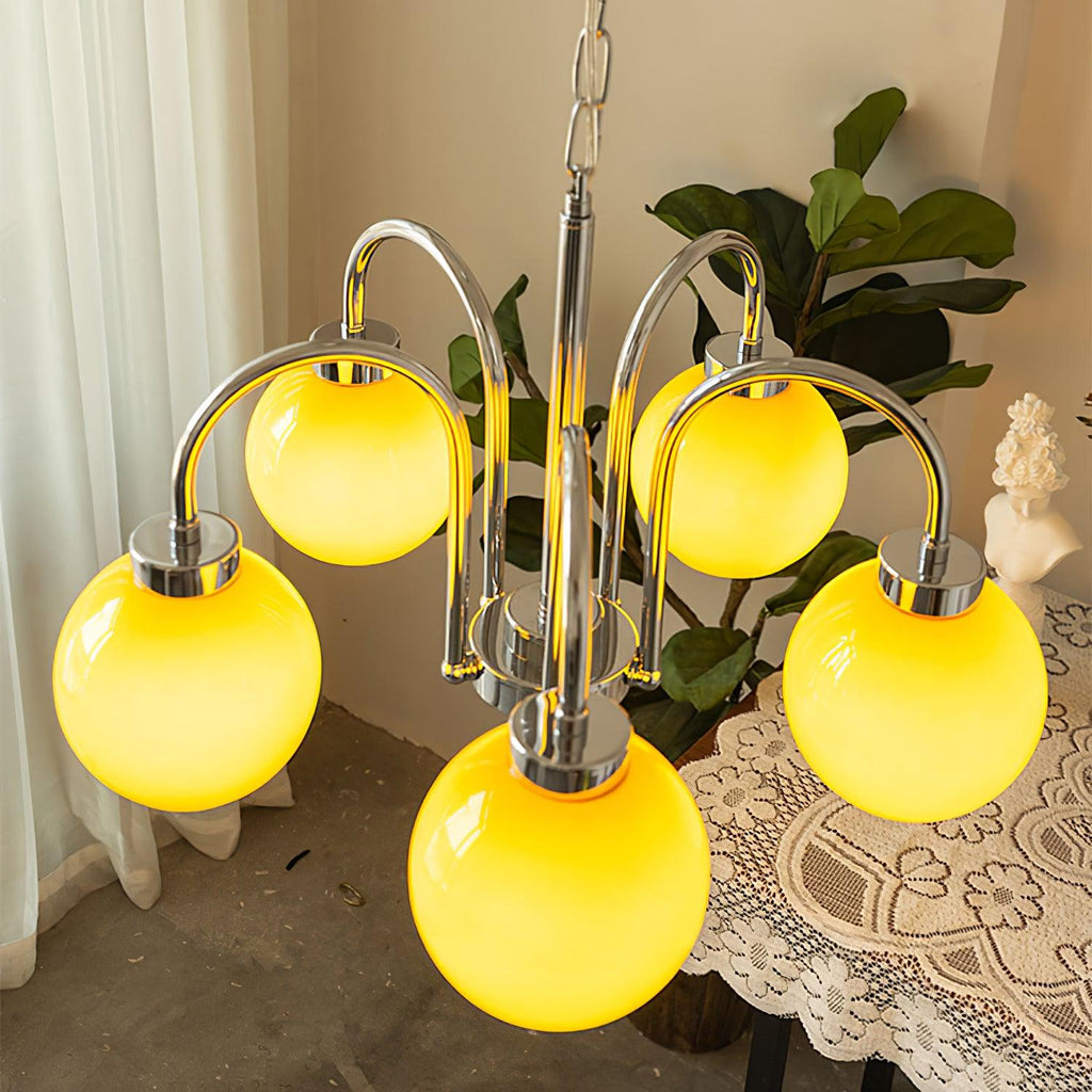 Korris Glass Chandelier-Moonnatur