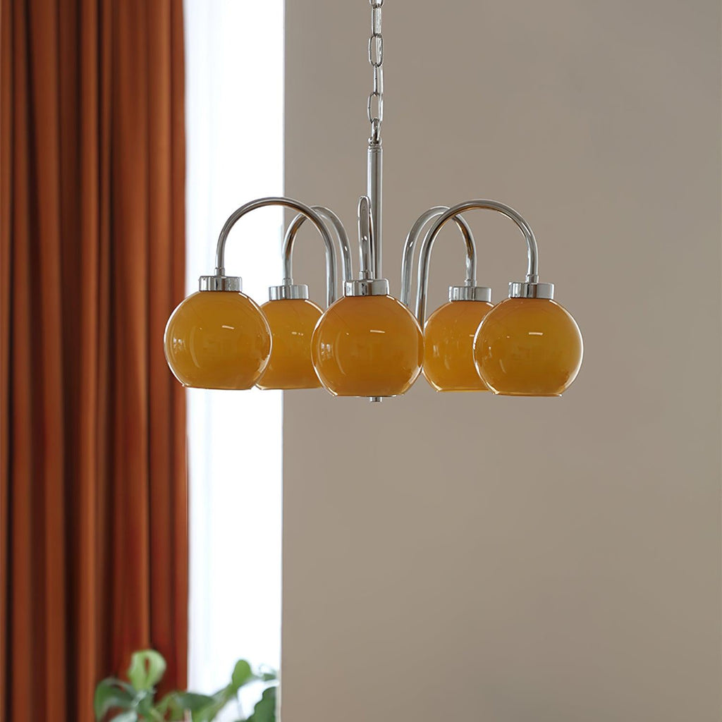 Korris Glass Chandelier-Moonnatur