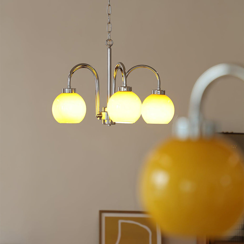 Korris Glass Chandelier-Moonnatur