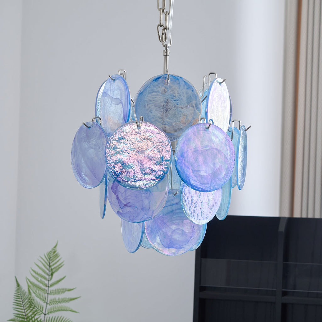 Thoreneth Glass Chandelier-Moonnatur