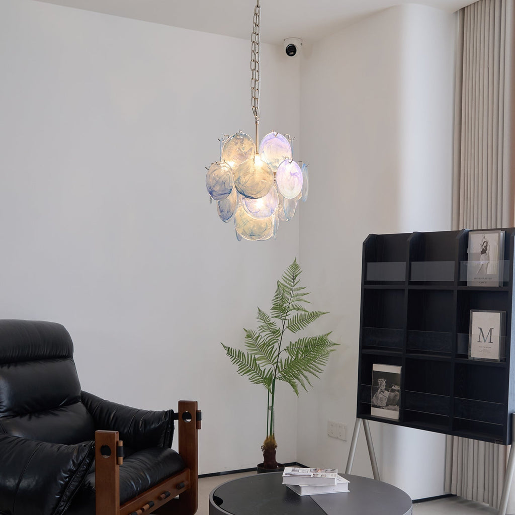 Thoreneth Glass Chandelier-Moonnatur
