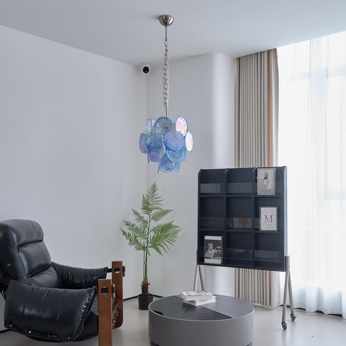 Thoreneth Glass Chandelier-Moonnatur