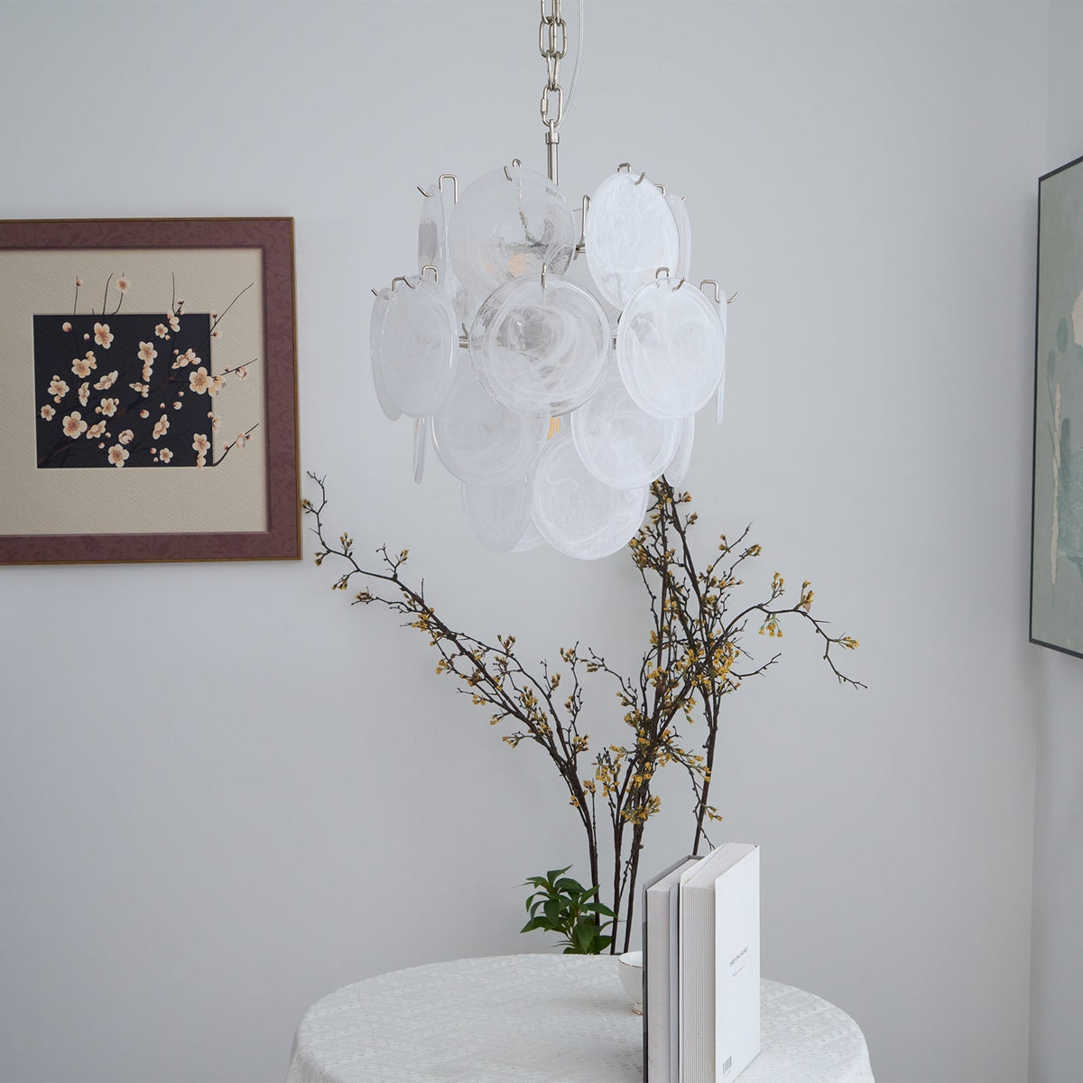Torrenelyn Glass Chandelier-Moonnatur