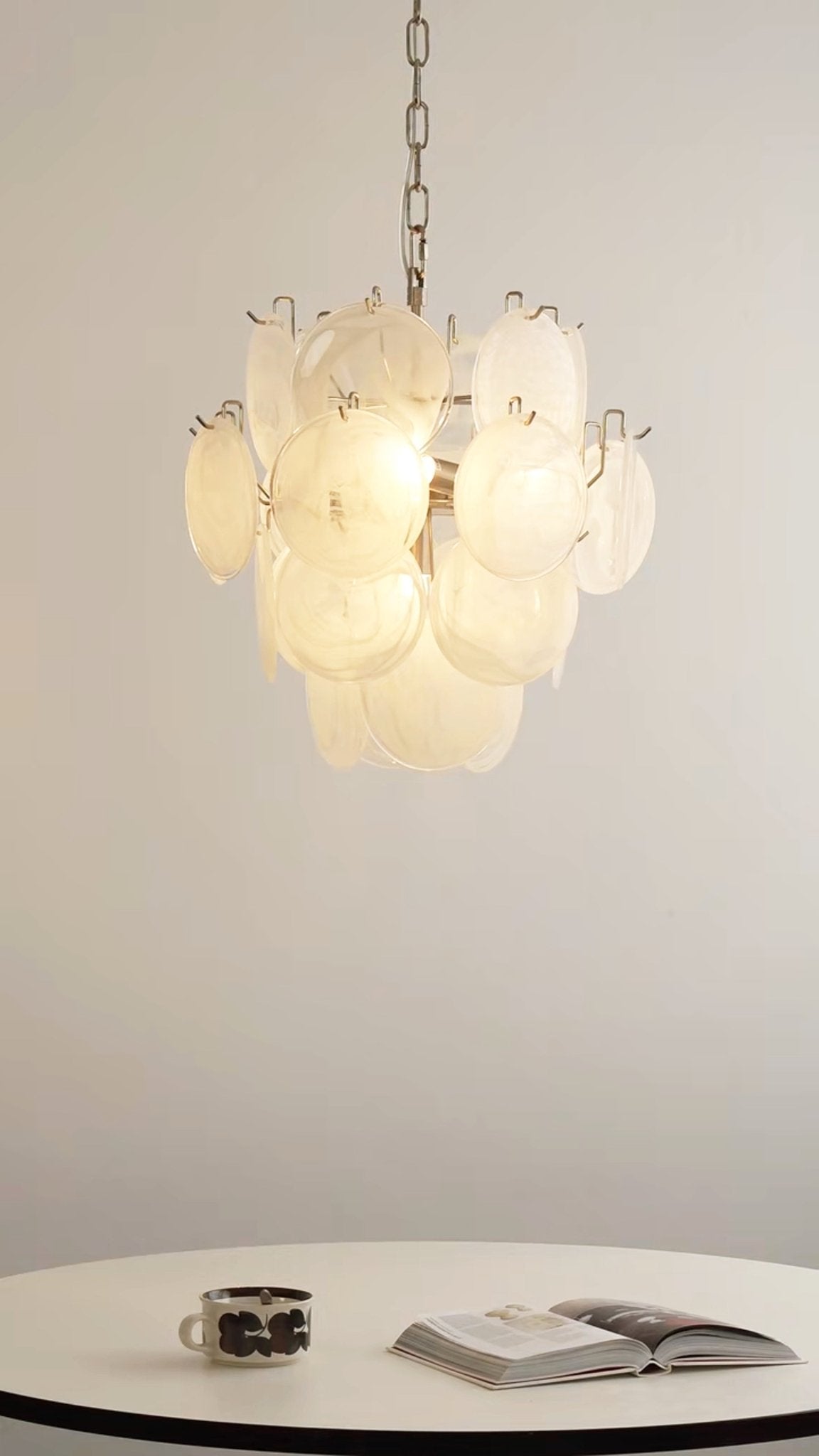 Torrenelyn Glass Chandelier-Moonnatur