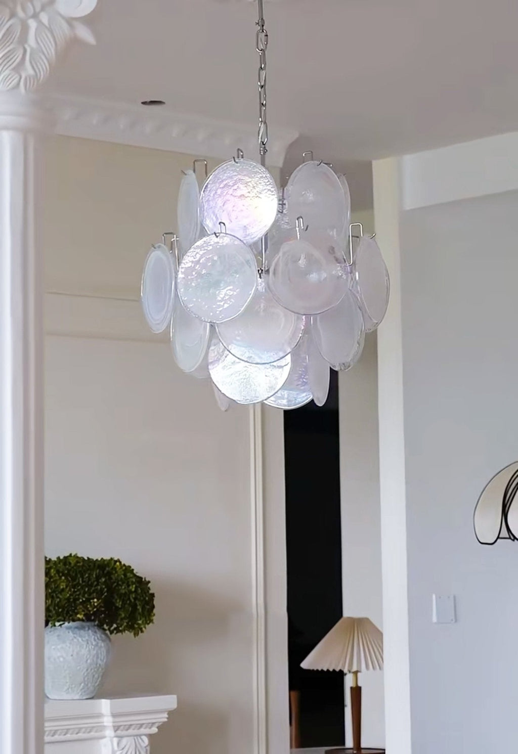 Torrenelyn Glass Chandelier-Moonnatur