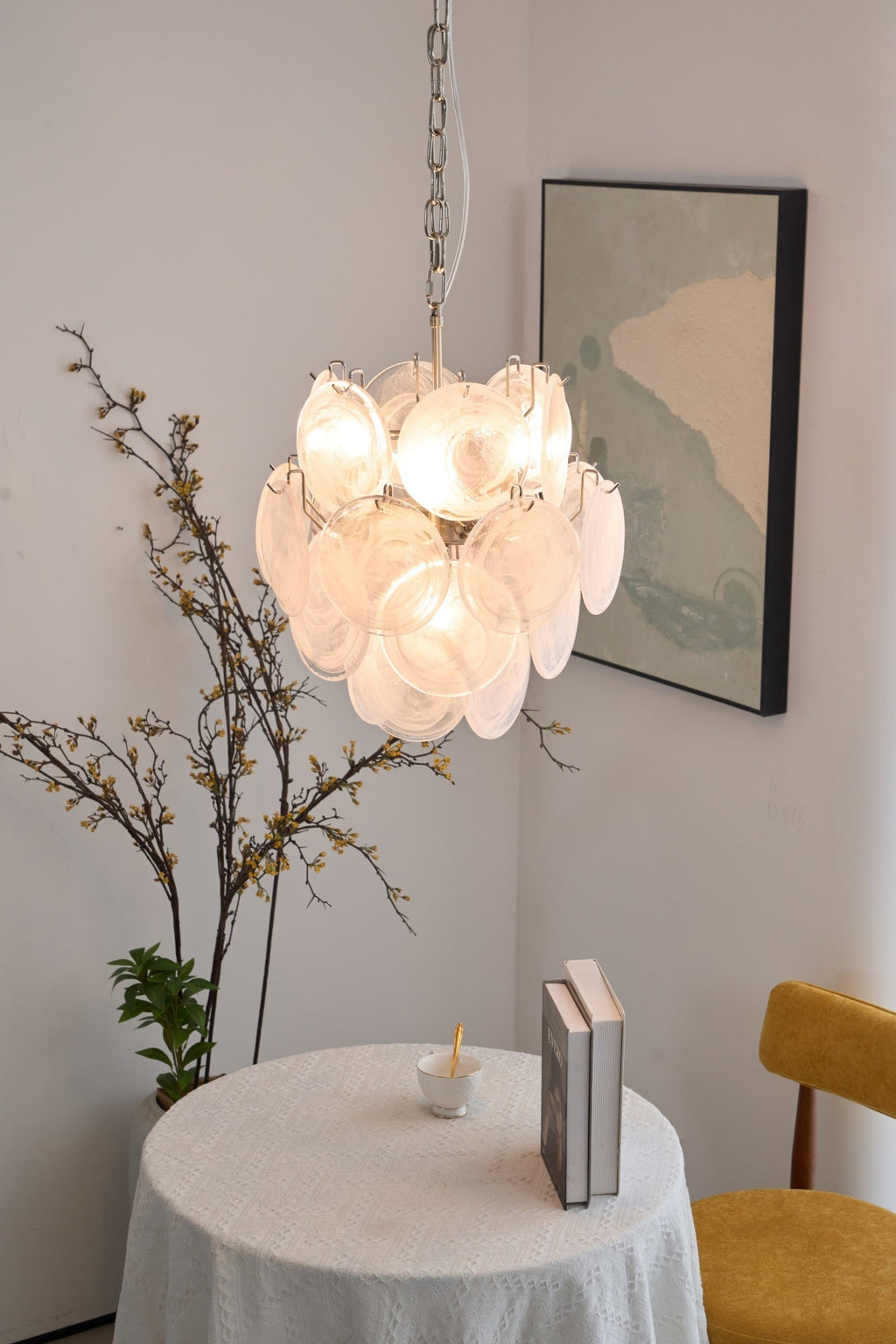 Torrenelyn Glass Chandelier-Moonnatur