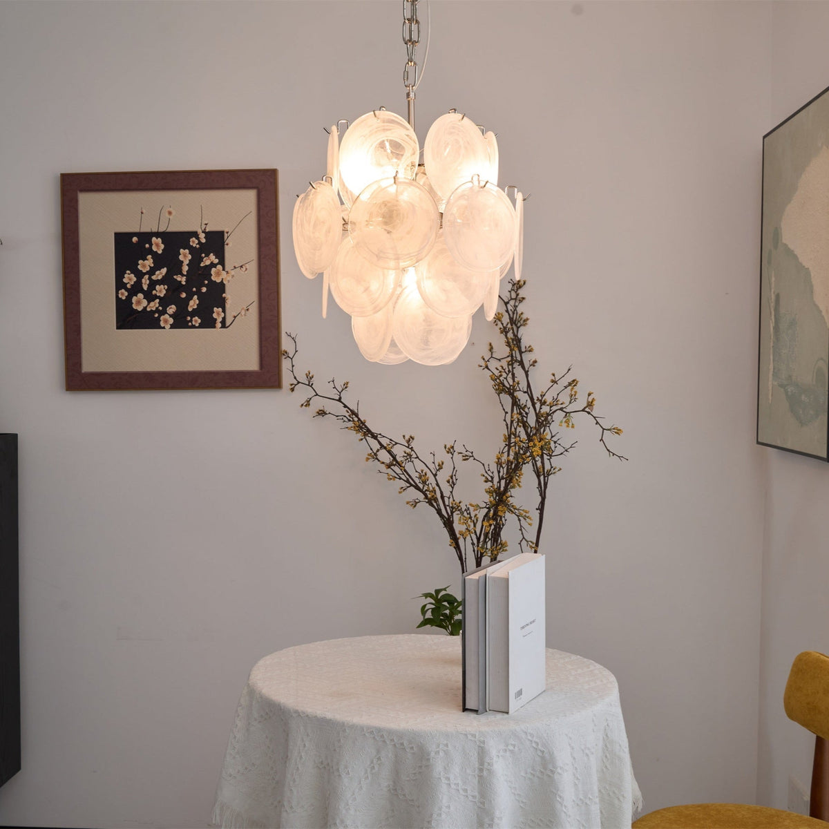 Torrenelyn Glass Chandelier-Moonnatur
