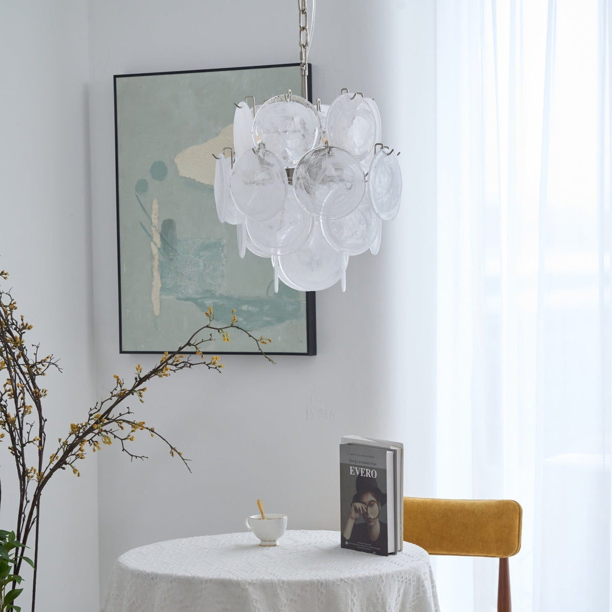 Torrenelyn Glass Chandelier-Moonnatur