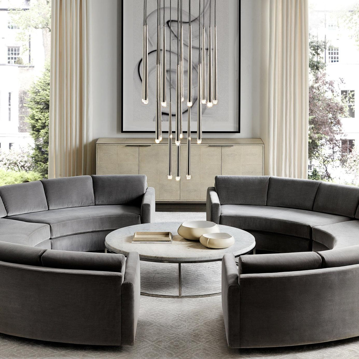 Nethenoria Crystal Chandelier-Moonnatur