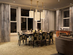 Resara Linen Chandelier-Moonnatur
