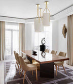 Resara Linen Chandelier-Moonnatur