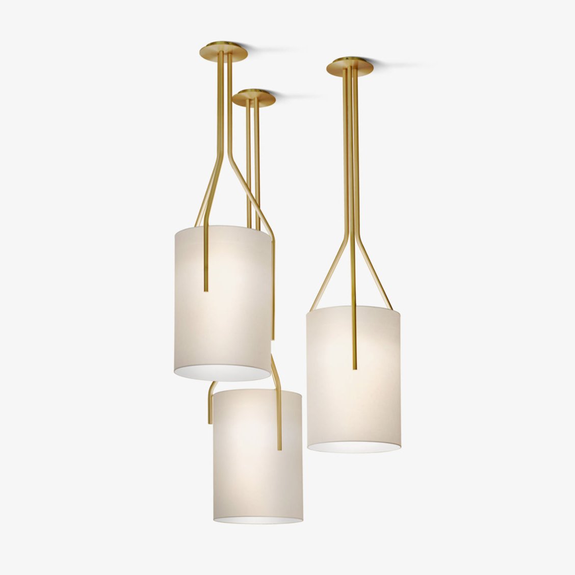 Resara Linen Chandelier-Moonnatur