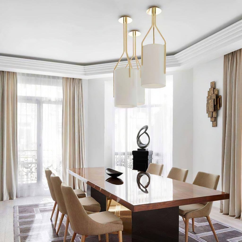 Resara Linen Chandelier-Moonnatur