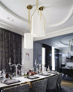 Resara Linen Chandelier-Moonnatur