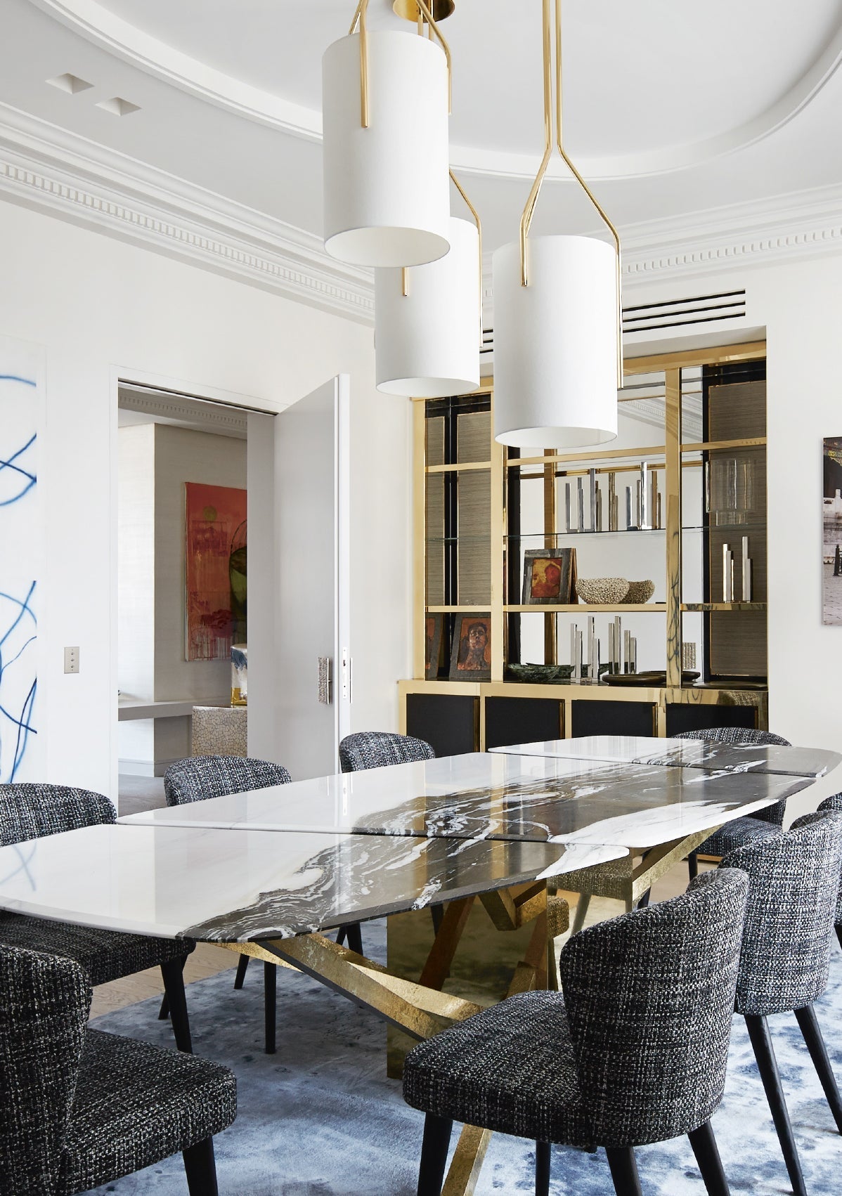 Resara Linen Chandelier-Moonnatur