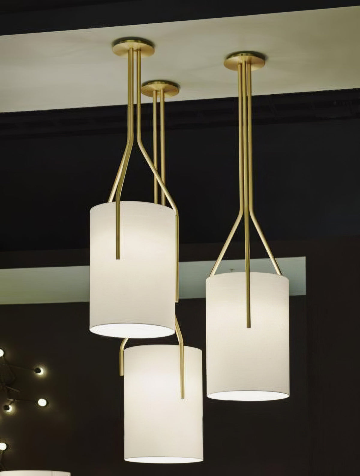 Resara Linen Chandelier-Moonnatur