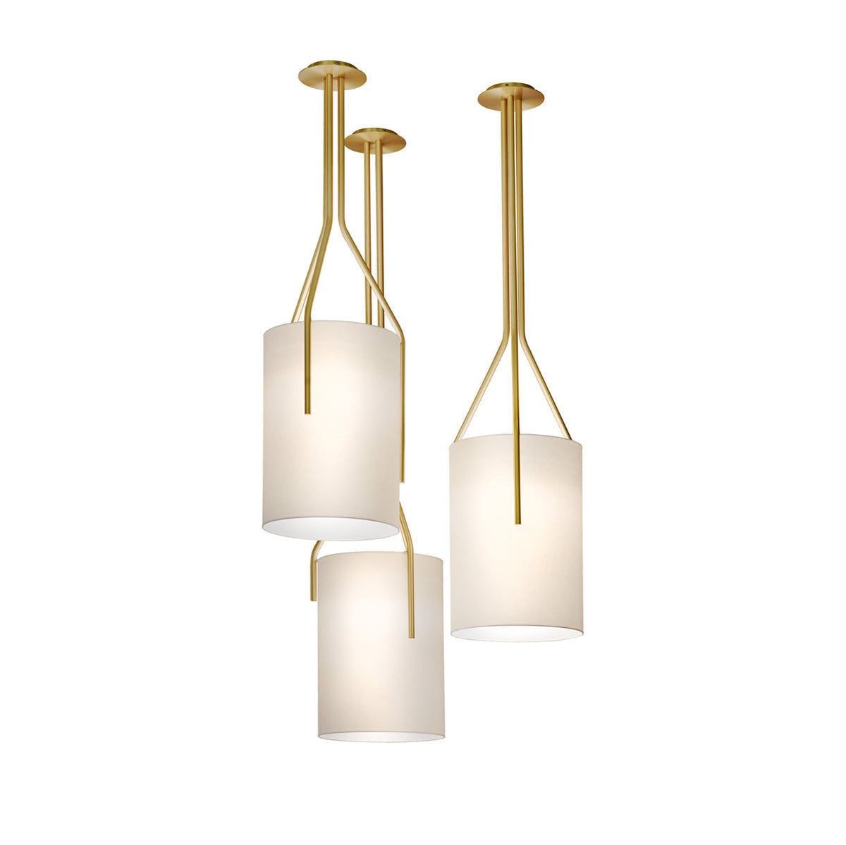 Resara Linen Chandelier-Moonnatur
