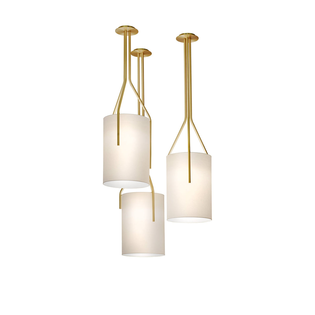 Resara Linen Chandelier-Moonnatur