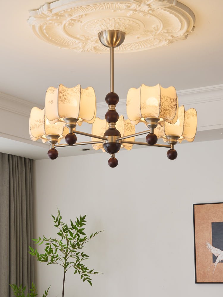 Jorrenune Fabric Chandelier-Moonnatur
