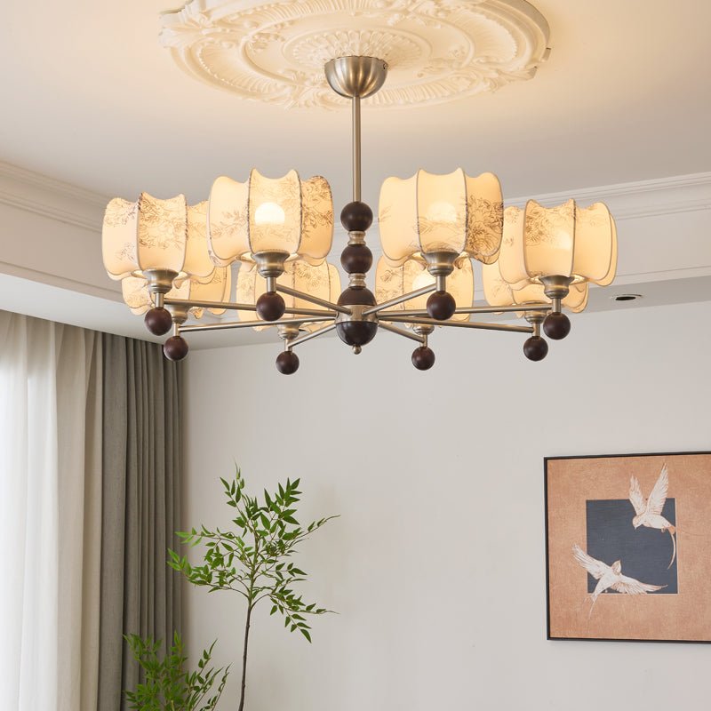 Jorrenune Fabric Chandelier-Moonnatur