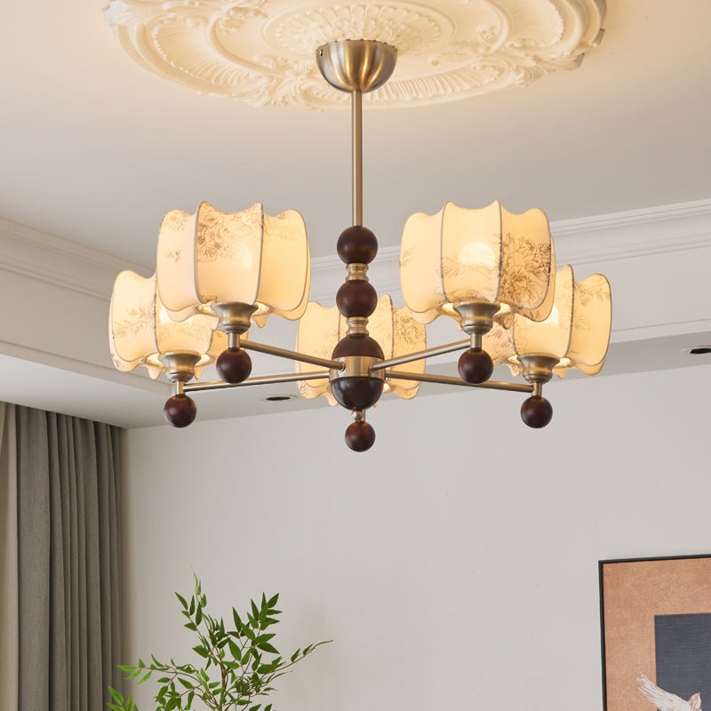 Jorrenune Fabric Chandelier-Moonnatur