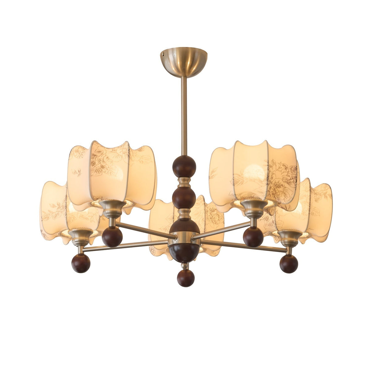 Jorrenune Fabric Chandelier-Moonnatur