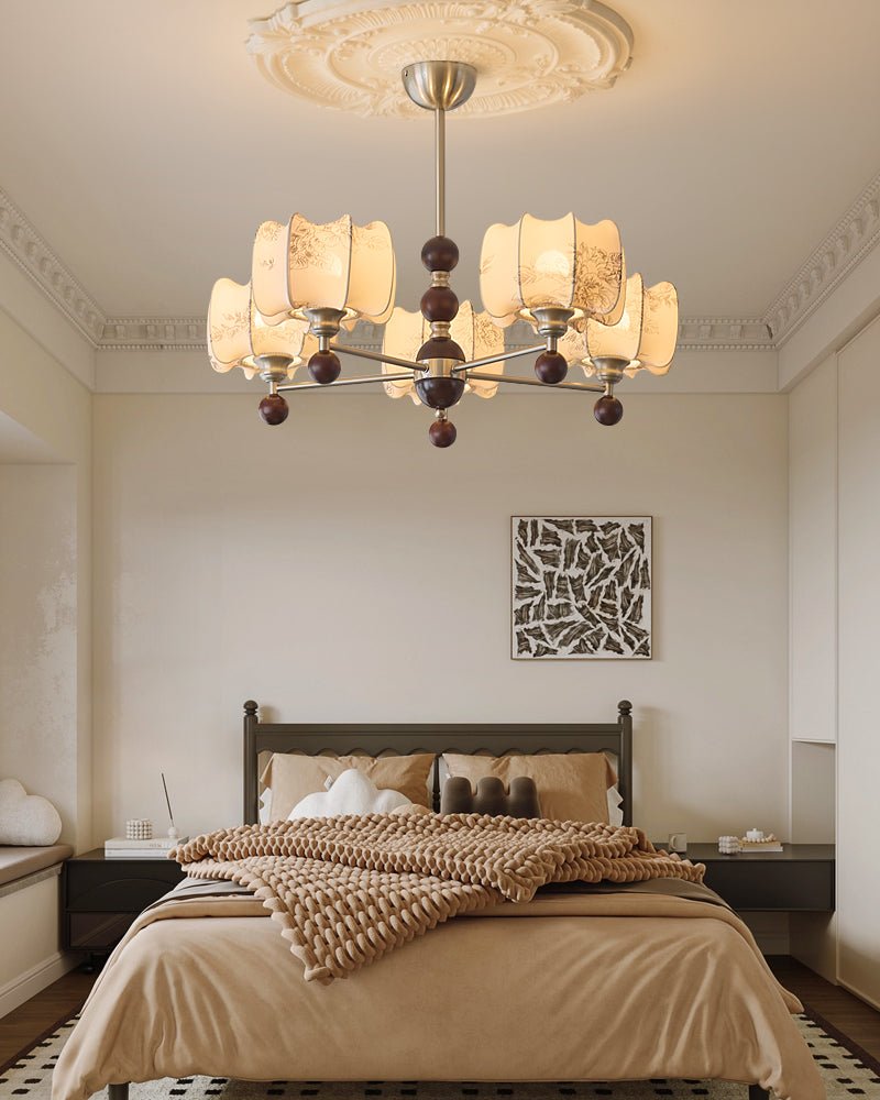 Jorrenune Fabric Chandelier-Moonnatur
