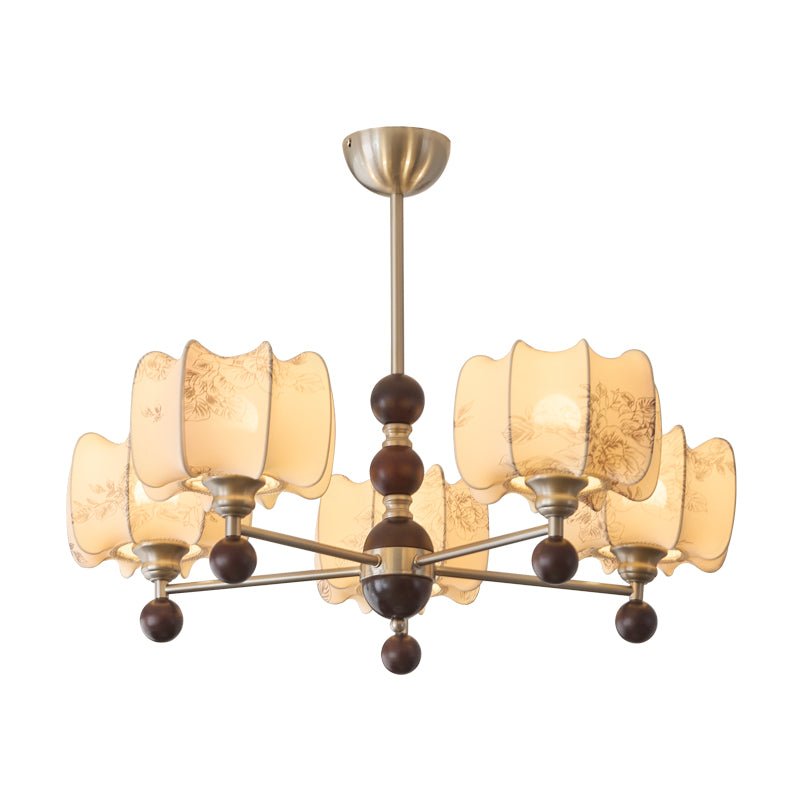 Jorrenune Fabric Chandelier-Moonnatur