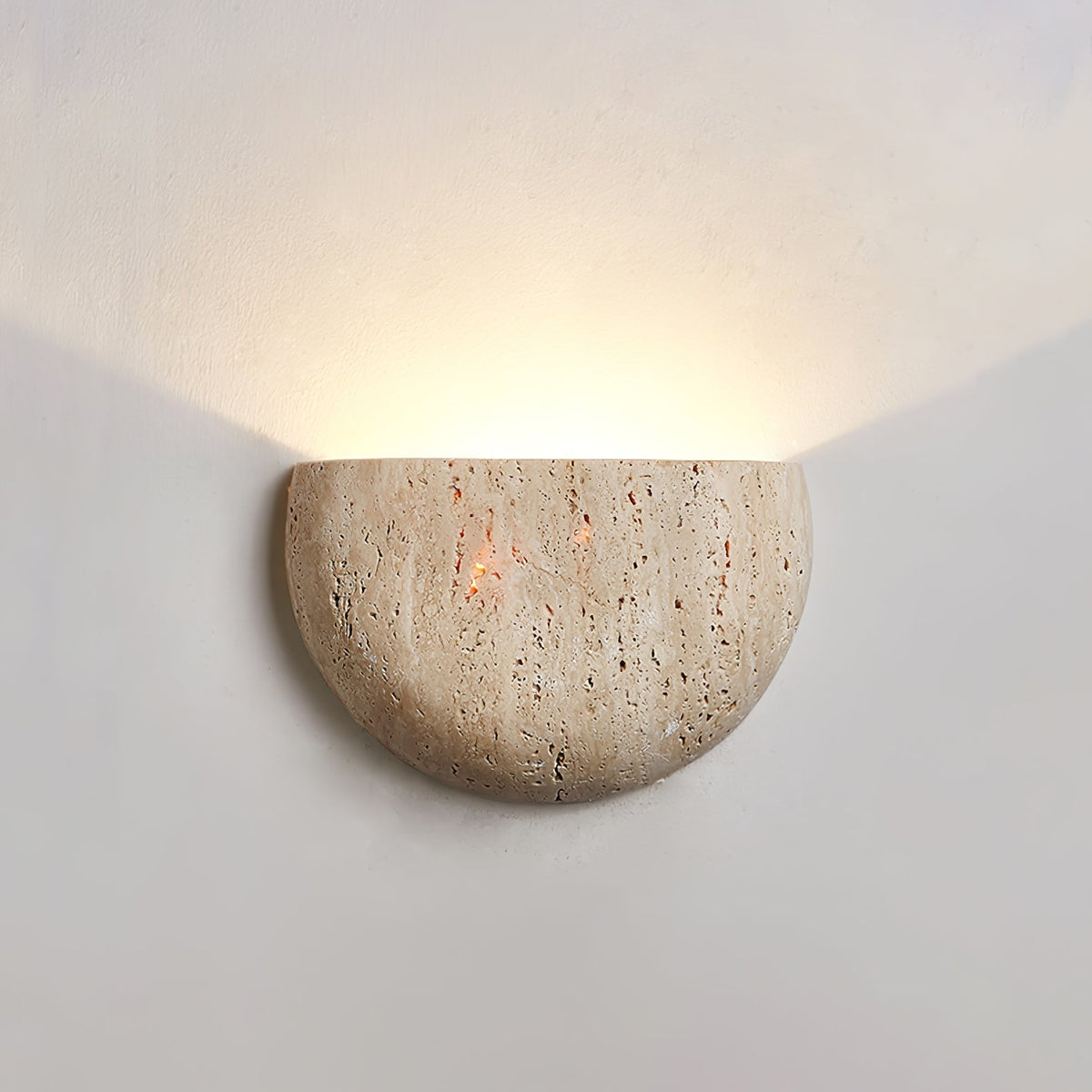 Altonfield Travertine Wall Light-Moonnatur