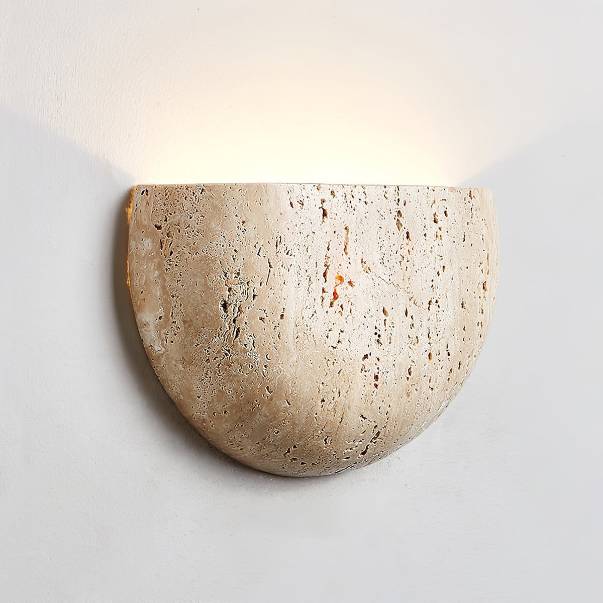 Altonfield Travertine Wall Light-Moonnatur
