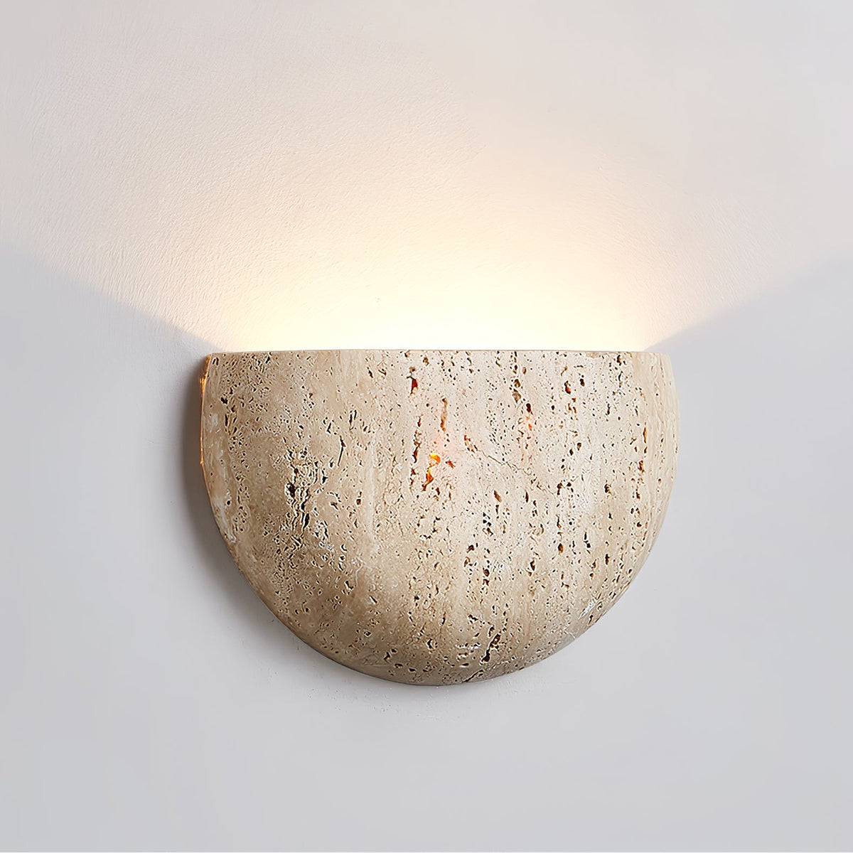 Altonfield Travertine Wall Light-Moonnatur