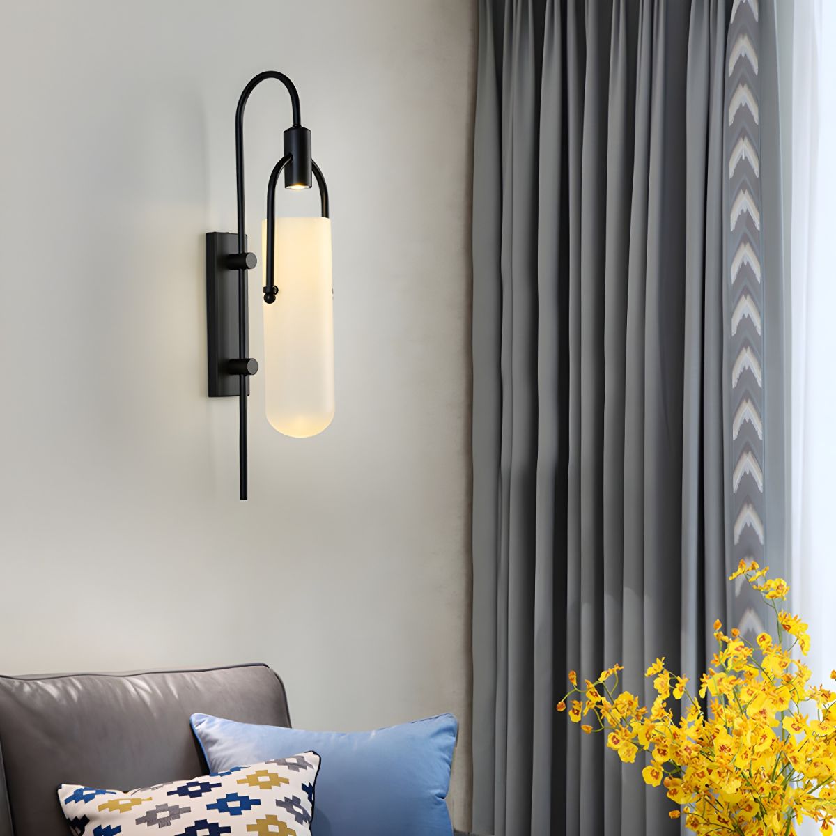 Korrera Glass Wall Light-Moonnatur