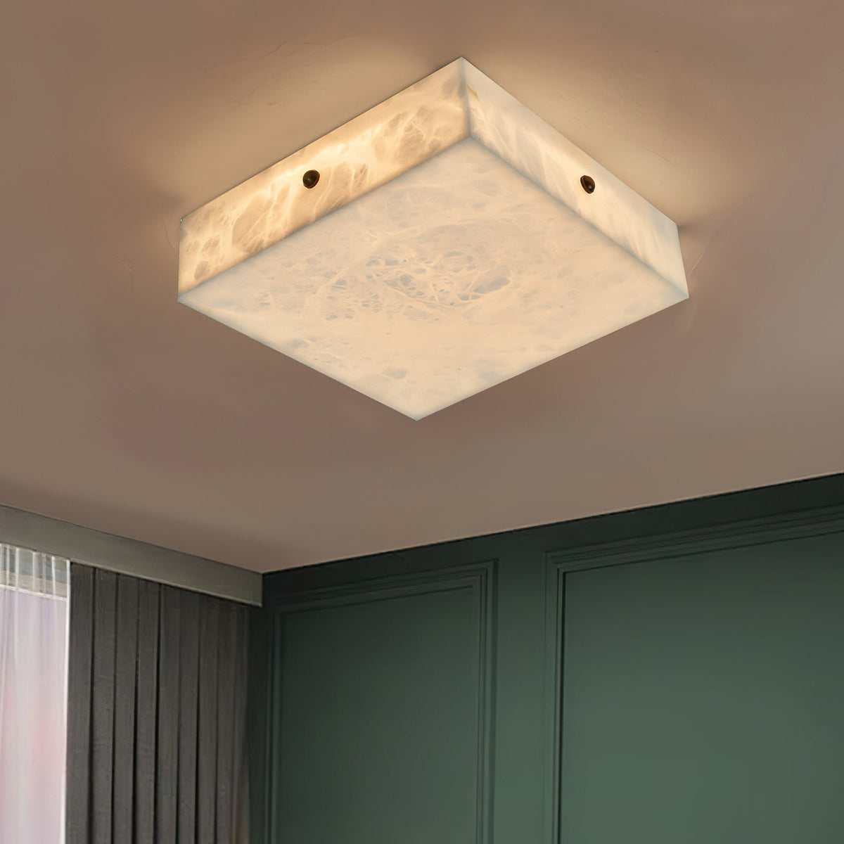 Camberelia Alabaster Ceiling Light-Moonnatur