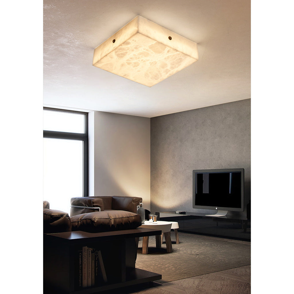 Camberelia Alabaster Ceiling Light-Moonnatur