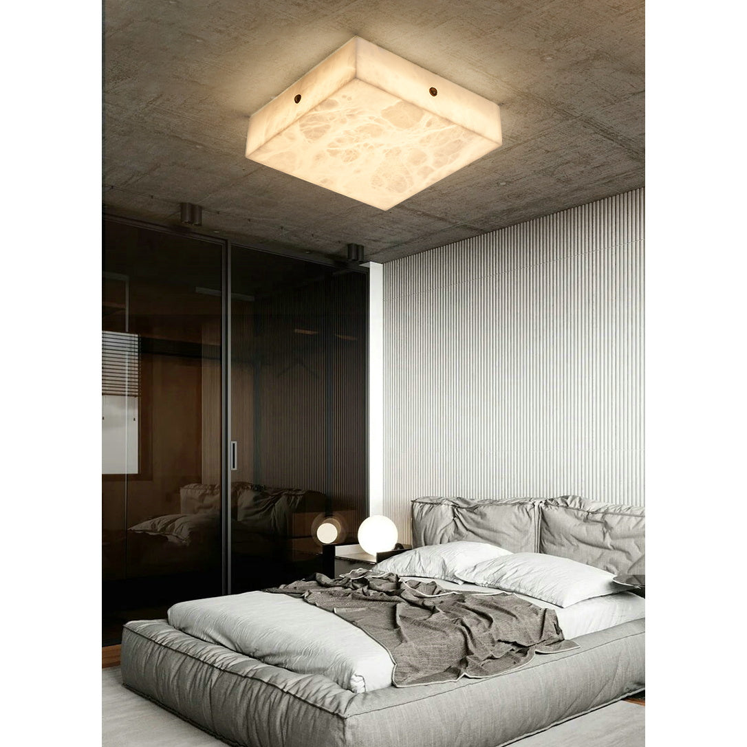Camberelia Alabaster Ceiling Light-Moonnatur
